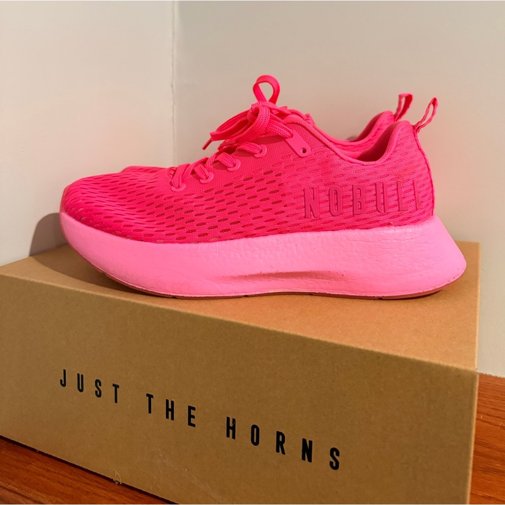 NOBULL Neon Pink Running Shoes - Picture 2 of 8